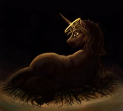 Size: 3454x3116 | Tagged: safe, artist:misstwipietwins, oc, oc only, oc:retsu, pony, unicorn, atmospheric, high res, raffle prize, solo, surreal