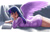 Size: 1000x630 | Tagged: safe, artist:racoonsan, twilight sparkle, alicorn, human, g4, alicorn humanization, ass, bed, blue hair, book, butt, clothes, cute, eyelashes, eyeshadow, female, horn, horned humanization, humanized, indoors, long hair, lying, makeup, multicolored hair, open book, patreon, pink hair, prone, purple hair, reading, solo, spread wings, sweater, twibutt, twilight sparkle (alicorn), website, winged humanization, wings