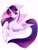 Size: 1819x2369 | Tagged: safe, artist:angelique angel, twilight sparkle, alicorn, pony, g4, abstract background, chest fluff, colored hooves, cute, female, heart, leg fluff, looking at you, mare, no pupils, one eye closed, open mouth, pixiv, prone, solo, twiabetes, twilight sparkle (alicorn), wink