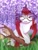 Size: 1536x2048 | Tagged: safe, artist:30clock, oc, oc only, earth pony, pony, semi-anthro, arm hooves, armpits, bandana, cutie mark, duo, female, flower, glasses, grass, open mouth, tree