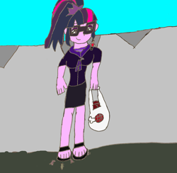 Size: 1280x1251 | Tagged: safe, artist:kyleakersxd, sci-twi, twilight sparkle, equestria girls, g4, 1000 hours in ms paint, feet