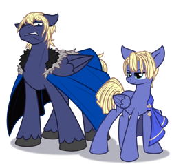 Size: 1024x976 | Tagged: safe, artist:geraritydevillefort, pegasus, pony, cape, clothes, dimitri alexandre blaiddyd, fire emblem: three houses, male, ponified, simple background, stallion, transparent background