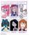 Size: 1808x2160 | Tagged: safe, artist:mlp-vs-capcom, pinkie pie, earth pony, human, lucario, pony, rabbit, anthro, g4, adventure time, animal, anthro with ponies, bugs bunny, bust, carrot, clothes, crossover, food, grin, hair over one eye, hat, little witch academia, male, marceline, my hero academia, ochako uraraka, pokémon, six fanarts, smiling, sucy manbavaran