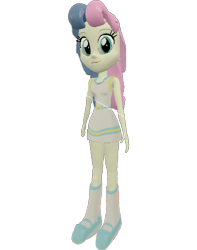Size: 566x720 | Tagged: safe, artist:topsangtheman, bon bon, sweetie drops, equestria girls, g4, 3d, female, looking at you, simple background, solo, source filmmaker, transparent background
