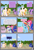 Size: 6509x9676 | Tagged: safe, artist:gutovi, applejack, fluttershy, pinkie pie, princess celestia, princess luna, rainbow dash, rarity, twilight sparkle, alicorn, earth pony, pegasus, pony, unicorn, comic:why me!?, g4, alternate ending, alternate hairstyle, cartoon physics, comic, female, lesbian, missing accessory, pigtails, scared, ship:applelestia, shipping, sweet apple acres, zoom