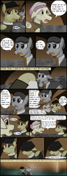 Size: 3440x8980 | Tagged: safe, artist:mr100dragon100, oc, oc:matthew's mom, earth pony, pegasus, pony, comic:new beginnings and new friends, boss, comic, dark forest au's matthew, griffin (character), male, stallion, workhouse