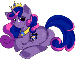 Size: 1280x1000 | Tagged: safe, artist:rainbowtashie, oc, oc:queen galaxia (bigonionbean), alicorn, pony, alicorn oc, alicorn princess, butt, commissioner:bigonionbean, crown, cutie mark, extra thicc, female, flank, fusion, fusion:princess cadance, fusion:princess celestia, fusion:princess luna, fusion:twilight sparkle, horn, jewelry, mare, plot, regalia, simple background, the ass was fat, transparent background, wings, writer:bigonionbean