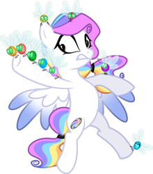 Size: 1280x1452 | Tagged: safe, artist:helenosprime, oc, oc only, oc:helenos, parasprite, pegasus, pony, female, mare, simple background, solo, spread wings, transparent background, wings