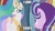 Size: 800x450 | Tagged: safe, edit, edited screencap, screencap, princess celestia, starlight glimmer, alicorn, pony, unicorn, g4, memories and more, my little pony: friendship is forever, cake, cakelestia, caption, food, image macro, looking at each other, text
