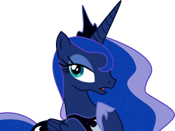 Size: 3914x2926 | Tagged: safe, artist:nero-narmeril, princess luna, pony, g4, female, high res, simple background, solo, transparent background, vector