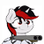 Size: 3500x3500 | Tagged: safe, artist:ljdamz1119, oc, oc only, oc:blackjack, cyborg, pony, unicorn, fallout equestria, fallout equestria: project horizons, cyber legs, fallout, fanfic art, gun, high res, shotgun, simple background, smiling, solo, transparent background, weapon