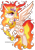 Size: 1600x2263 | Tagged: safe, artist:julunis14, nightmare star, alicorn, pony, g4, female, fire, mane of fire, mare, simple background, solo, transparent background