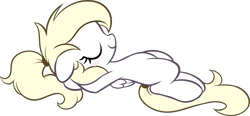 Size: 2271x1055 | Tagged: safe, artist:pestil, oc, oc only, oc:luftkrieg, pegasus, pony, aryan pony, blush sticker, blushing, cute, explicit source, eyes closed, female, filly, lying down, mare, on back, simple background, solo, transparent background