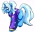 Size: 1865x1723 | Tagged: safe, artist:lrusu, gameloft, trixie, pony, unicorn, g4, alternate hairstyle, babysitter trixie, clothes, ear piercing, female, gameloft interpretation, hair tie, hoodie, jacket, mare, open mouth, piercing, pigtails, ponytail, simple background, smiling, solo, twintails, white background