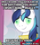 Size: 567x634 | Tagged: safe, edit, edited screencap, screencap, shining armor, pony, unicorn, a canterlot wedding, g4, my little pony: friendship is magic, babylon 5, caption, clothes, cropped, image macro, male, mind control, quote, regent, sad, smiling, solo, text