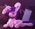 Size: 1402x1184 | Tagged: safe, artist:xbi, oc, oc only, oc:lapush buns, bunnycorn, pony, unicorn, bunny ears, chest fluff, couch, drawing, looking at you, magic, male, paper, pencil, solo, stallion, telekinesis, underhoof