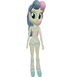 Size: 677x720 | Tagged: safe, artist:topsangtheman, bon bon, sweetie drops, equestria girls, g4, 3d, female, looking at you, simple background, solo, source filmmaker, transparent background