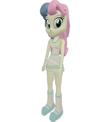 Size: 651x720 | Tagged: safe, artist:topsangtheman, bon bon, sweetie drops, equestria girls, g4, 3d, female, looking at you, simple background, solo, source filmmaker, transparent background
