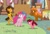 Size: 1280x866 | Tagged: safe, artist:tenderrain-art, cheese sandwich, pinkie pie, oc, oc:pudding pie, oc:strawberry stream, earth pony, pony, g4, female, filly, male, offspring, older, parent:cheese sandwich, parent:pinkie pie, parents:cheesepie, ship:cheesepie, shipping, stallion, straight