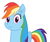 Size: 1651x1401 | Tagged: safe, artist:theawesomeguy98201, rainbow dash, g4, cute, dashabetes, looking at you, movie accurate