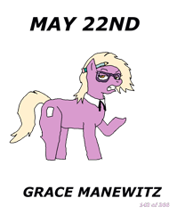 Size: 1000x1200 | Tagged: safe, artist:eunos, grace manewitz, earth pony, pony, g4, female, glasses, mare, necktie, pencil, simple background, solo, transparent background