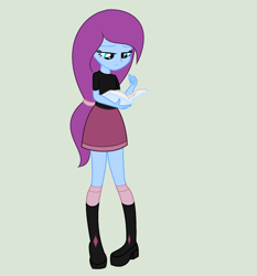Size: 1458x1564 | Tagged: safe, artist:lominicinfinity, oc, oc only, oc:daydream, equestria girls, g4, base used, book, clothes, shirt, simple background, skirt, solo