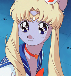 Size: 2171x2316 | Tagged: safe, artist:delzol, derpy hooves, pegasus, anthro, g4, bust, clothes, female, high res, mare, sailor moon, sailor moon (series), sailor moon redraw meme, solo, tsukino usagi