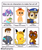 Size: 3000x3582 | Tagged: safe, artist:papadragon69, princess flurry heart, whammy, alicorn, human, pikachu, pony, raccoon, anthro, g4, animal crossing, anthro with ponies, chase (paw patrol), coffee mug, connor, crossover, cub (happy tree friends), cup, detective pikachu, detroit: become human, eyes closed, female, filly, happy tree friends, hat, high res, male, mug, pac-man eyes, paw patrol, pokémon, propeller hat, six fanarts, tom nook