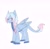 Size: 2761x2695 | Tagged: safe, artist:kittii-kat, oc, oc only, dracony, dragon, hybrid, pony, female, high res, simple background, solo, white background