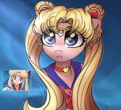 Size: 2000x1823 | Tagged: safe, artist:radioaxi, pony, ponified, sailor moon, sailor moon (series), sailor moon redraw meme, tsukino usagi