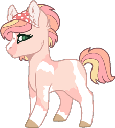 Size: 484x538 | Tagged: safe, artist:jaysey, artist:klawiee, oc, oc only, earth pony, pony, base used, blank flank, coat markings, colored hooves, earth pony oc, female, filly, offspring, parent:big macintosh, parent:fluttershy, parents:fluttermac, pinto, simple background, solo, transparent background