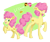 Size: 1280x1080 | Tagged: safe, artist:laescbr, cheese sandwich, li'l cheese, pinkie pie, earth pony, pony, g4, my little pony: friendship is magic, the last problem, female, male, next generation, nonbinary, older li'l cheese, ship:cheesepie, shipping, simple background, straight, transparent background