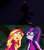 Size: 1920x2160 | Tagged: safe, edit, screencap, sci-twi, sunset shimmer, twilight sparkle, equestria girls, equestria girls specials, g4, my little pony equestria girls: better together, my little pony equestria girls: spring breakdown, comparison, emil macko, five nights at candy's, five nights at candy's 3, five nights at freddy's, monster rat, scared, shrunken pupils