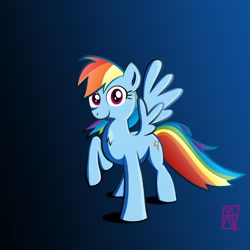 Size: 1280x1280 | Tagged: safe, artist:naen, rainbow dash, pegasus, pony, g4, female, mare, solo