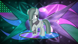 Size: 3840x2160 | Tagged: safe, artist:aeonkrow, artist:laszlvfx, edit, marble pie, earth pony, pony, g4, clothes, female, high res, mare, scarf, solo, wallpaper, wallpaper edit