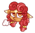 Size: 399x375 | Tagged: safe, artist:esmeia, oc, oc only, oc:cinnamon crisp, earth pony, pony, bust, earth pony oc, female, floppy ears, freckles, mare, simple background, solo, transparent background, unamused