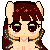Size: 50x50 | Tagged: safe, artist:clefficia, oc, oc only, earth pony, pony, animated, blinking, bust, earth pony oc, pixel art, simple background, solo, transparent background