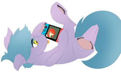 Size: 8400x5000 | Tagged: safe, artist:peppertech, oc, pony, commission, male, nintendo switch, tongue out