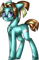Size: 762x1185 | Tagged: safe, artist:songheartva, oc, oc only, earth pony, pony, female, glasses, mare, simple background, solo, transparent background