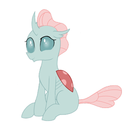 Size: 800x800 | Tagged: safe, artist:addelum, ocellus, changedling, changeling, g4, cute, diaocelles, female, simple background, solo, transparent background
