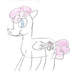 Size: 747x757 | Tagged: safe, artist:ptitemouette, oc, oc:rose, magical lesbian spawn, offspring, parent:scootaloo, parent:sweetie belle, parents:scootabelle