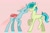Size: 960x630 | Tagged: safe, artist:u/anleeta, ocellus, sandbar, changedling, changeling, earth pony, pony, g4, blushing, cute, diaocelles, female, interspecies, male, nervous, sandabetes, ship:ocelbar, shipping, shy, simple background, straight
