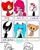 Size: 540x675 | Tagged: safe, artist:3pancutie2, pinkie pie, earth pony, human, pony, g4, animatronic, bendy and the ink machine, bust, crossover, cuphead, cuphead (character), eyepatch, female, five nights at freddy's, foxy, hatsune miku, ink demon, mare, six fanarts, studio mdhr, vocaloid