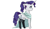 Size: 2920x1668 | Tagged: safe, artist:tillie-tmb, rarity, pony, unicorn, g4, boots, cape, clothes, ear piercing, earring, female, jewelry, knife, mare, piercing, profile, shoes, simple background, socks, solo, white background