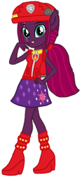 Size: 495x1061 | Tagged: safe, artist:徐詩珮, fizzlepop berrytwist, tempest shadow, series:sprglitemplight diary, series:sprglitemplight life jacket days, series:springshadowdrops diary, series:springshadowdrops life jacket days, equestria girls, g4, alternate universe, base used, clothes, cute, equestria girls-ified, marshall (paw patrol), paw patrol, ponied up, simple background, transparent background