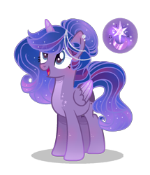Size: 1021x1188 | Tagged: safe, artist:nightstellarsentry, oc, oc only, alicorn, pony, base used, cute, female, magical lesbian spawn, mare, offspring, parent:princess luna, parent:twilight sparkle, parents:twiluna, simple background, solo, transparent background