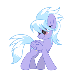 Size: 2100x2100 | Tagged: safe, artist:ponkus, cloudchaser, pegasus, pony, g4, female, high res, mare, simple background, smiling, solo, strutting, transparent background