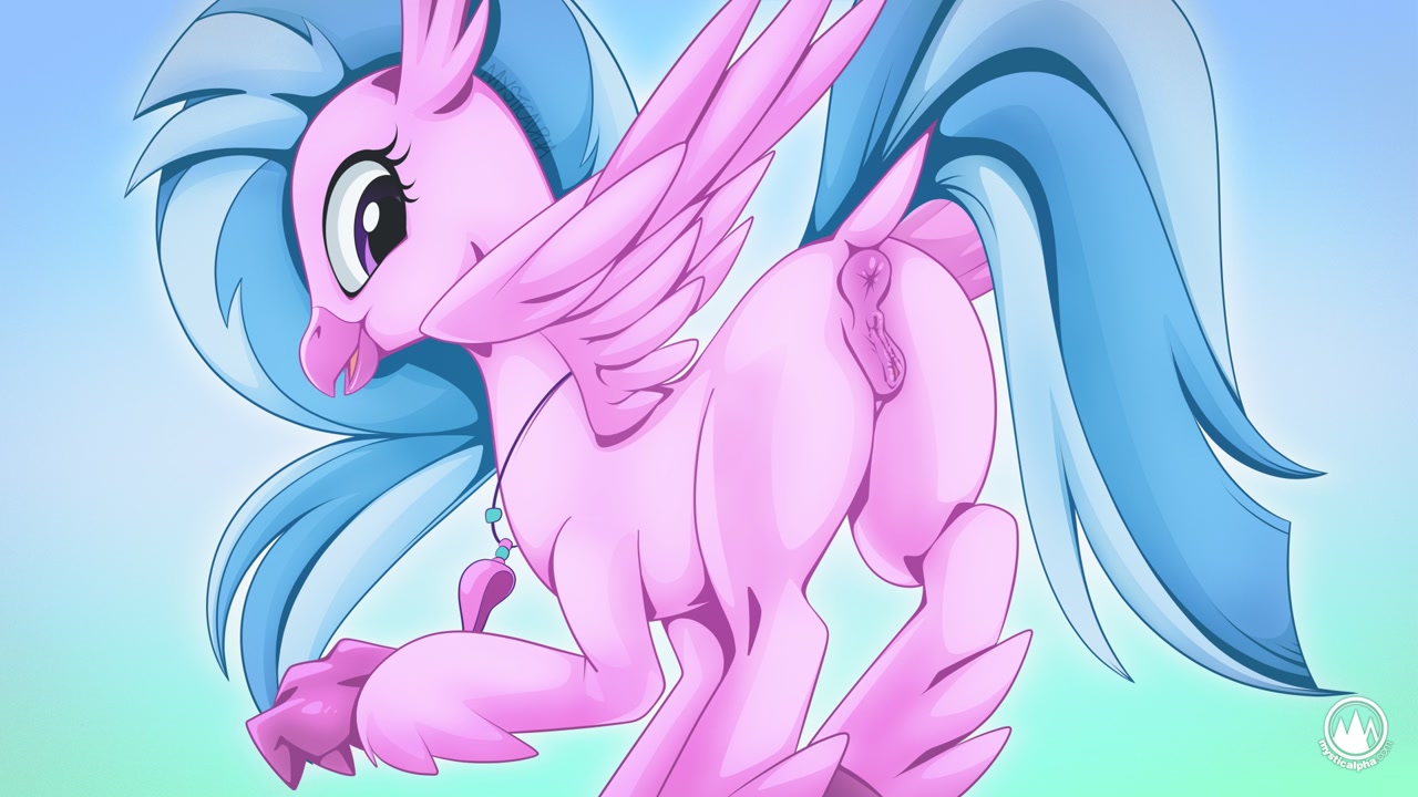 explicit, artist:mysticalpha, silverstream, classical hippogriff, hippogrif...