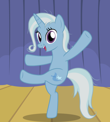 Size: 1762x1953 | Tagged: safe, artist:badumsquish, derpibooru exclusive, trixie, pony, unicorn, g4, the mean 6, alternate hairstyle, bipedal, can-can, clone, cutie mark, dancing, female, high kick, kick, kicking, looking at you, mare, mean trixie, meanified, messy mane, radio city rockettes, show accurate, stage