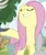 Size: 670x789 | Tagged: safe, screencap, fluttershy, butterfly, pony, rabbit, g4, memnagerie, my little pony: friendship is forever, animal, cropped, eyes closed, faic, female, mare, solo